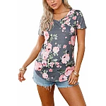 Női póló Floral - szürke Női póló Floral - szürke