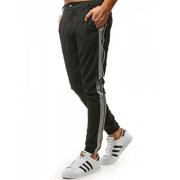 Modern fekete férfi jogger nadrág vux1475