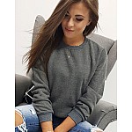 Női pulóver grafit színben vby0151