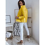 Női könnyű sárga steppelt kabát VTY1742