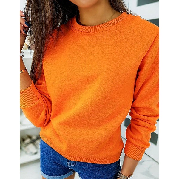 Női pulóver narancssárga színben vby0317
