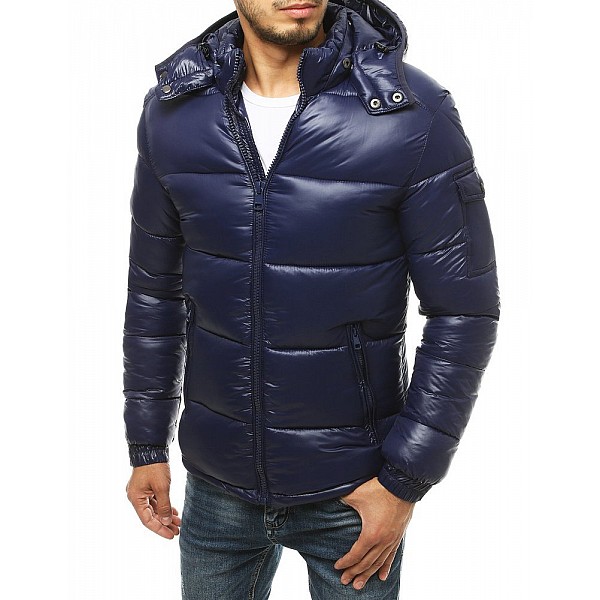 Téli férfi kabát kék színben vtx3471