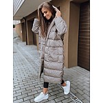 Világos szürke női oversize kabát VTY2467