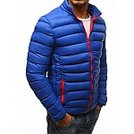 Modern férfi téli dzseki kék vtx2425