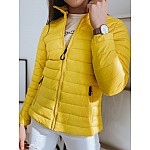 Női könnyű sárga steppelt kabát VTY1742